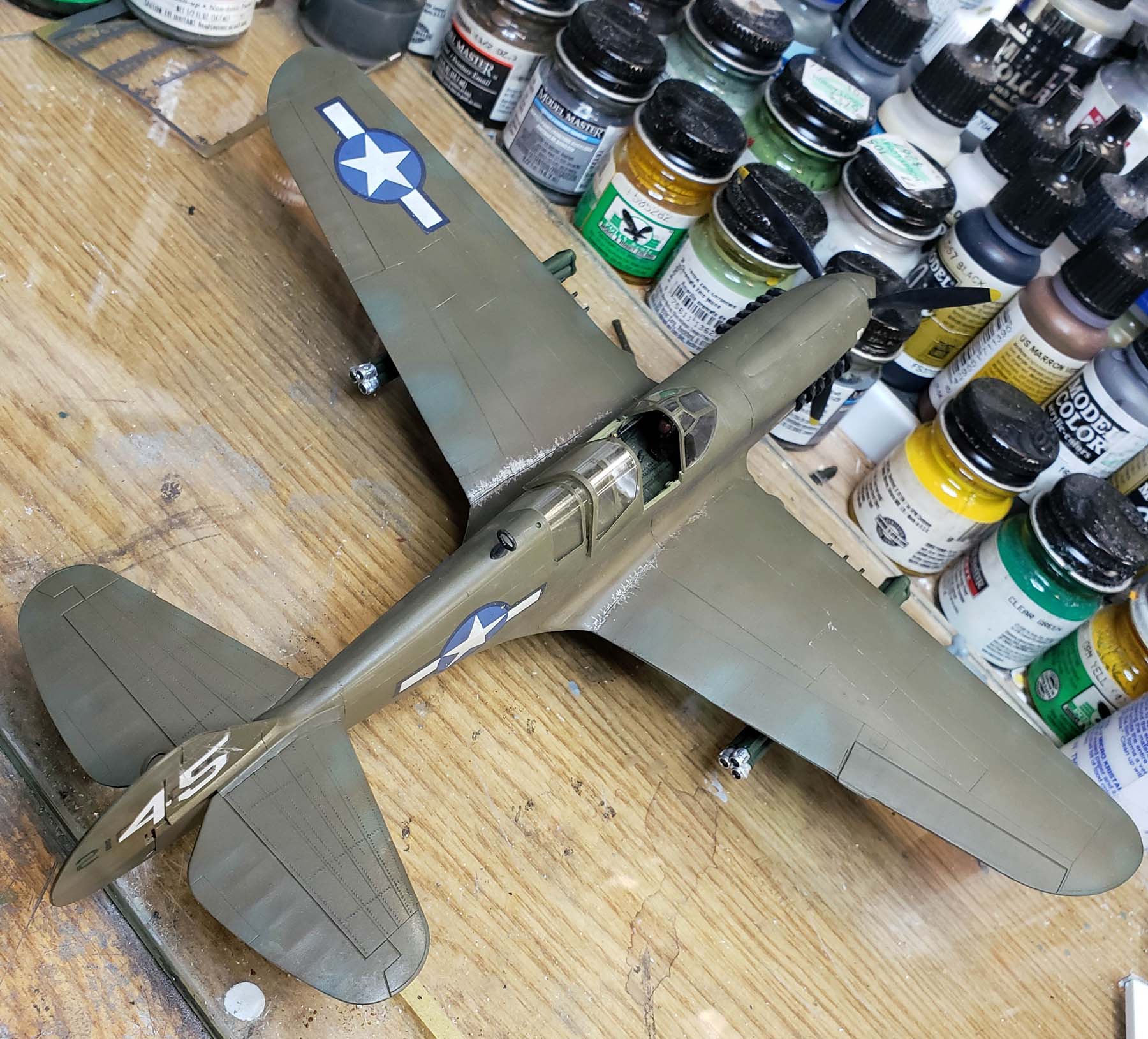 Eduard 8036 1/48 P-40N Warhawk Build Image 23