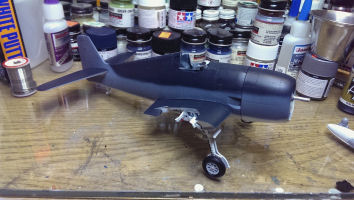 F6F-3 Hellcat Modified to Early F6F-5 Kit