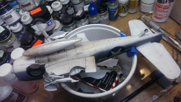 F6F-3 Hellcat Modified to Early F6F-5 Kit