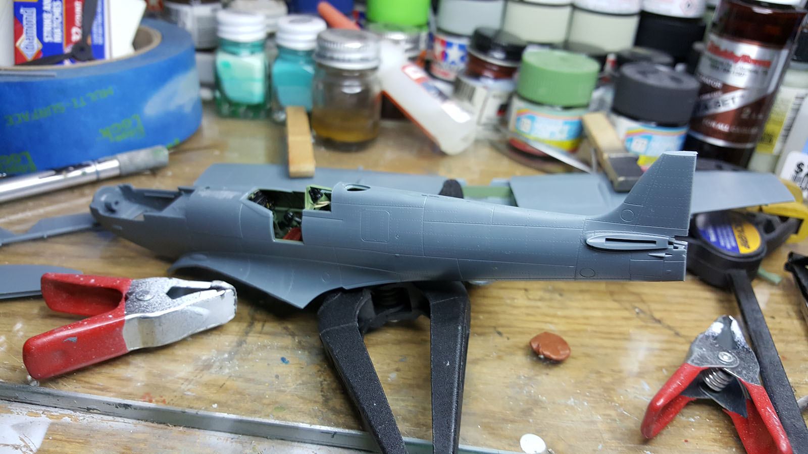 Eduard 8281 1/48 Spitfire Mk.IXc (Late) Build Image 05