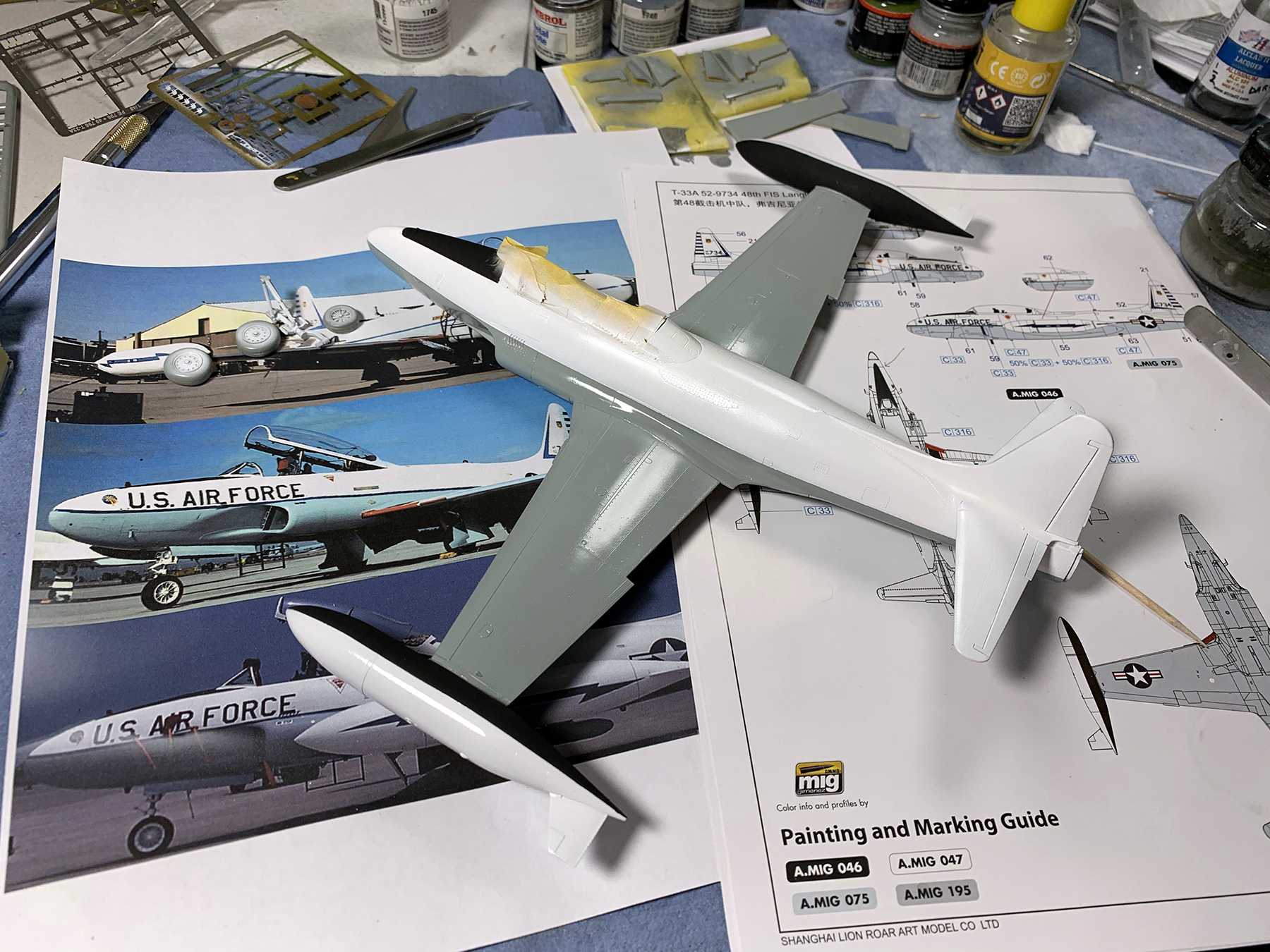 Great Wall Hobbies 1/48 T-33A Shooting Star Build Image 13