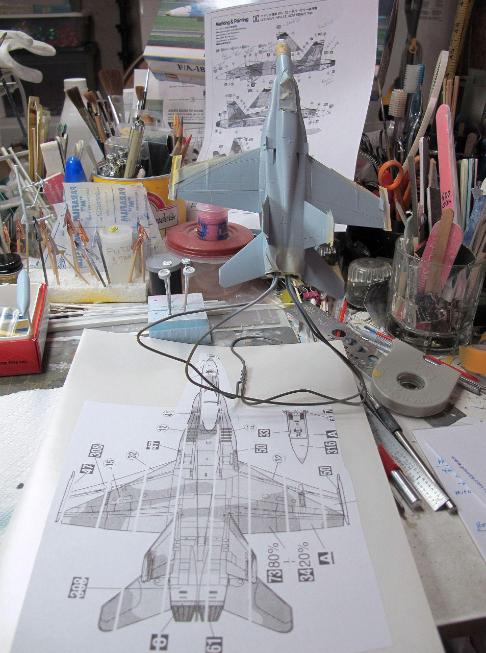 Hasegawa 1/72 F/A-18A Hornet 'Adversary' Build Review Image 02