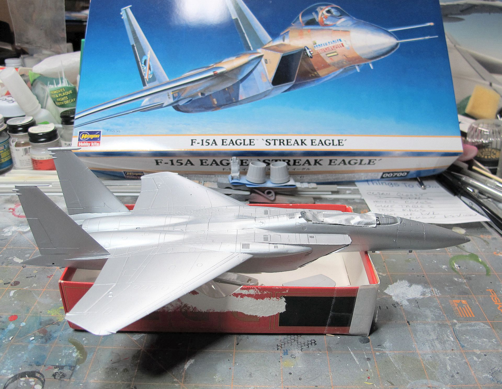 Hasegawa 00700 1/72 F-15A Streak Eagle Build Review Image