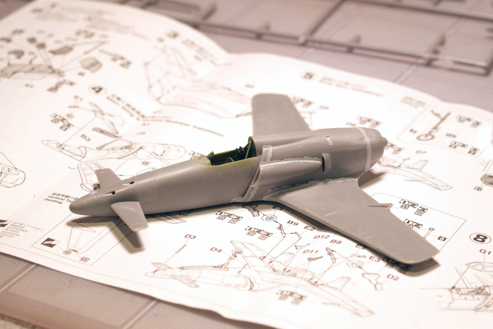 Hasegawa 1/72 J7W2 Shindenkai Build Review Image 05