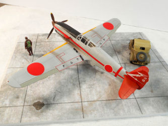 Ki-61-I Tei Type 3 Hien (Tony) and Type 95 Small Sedan Kurogane 244th Flight Regiment