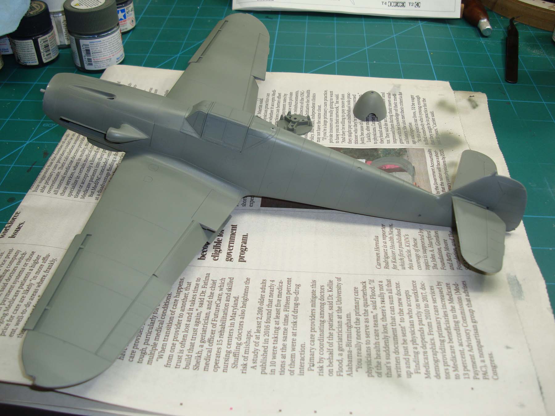 Hasegawa 08881 1/32 Bf 109F-4 Build Review Image