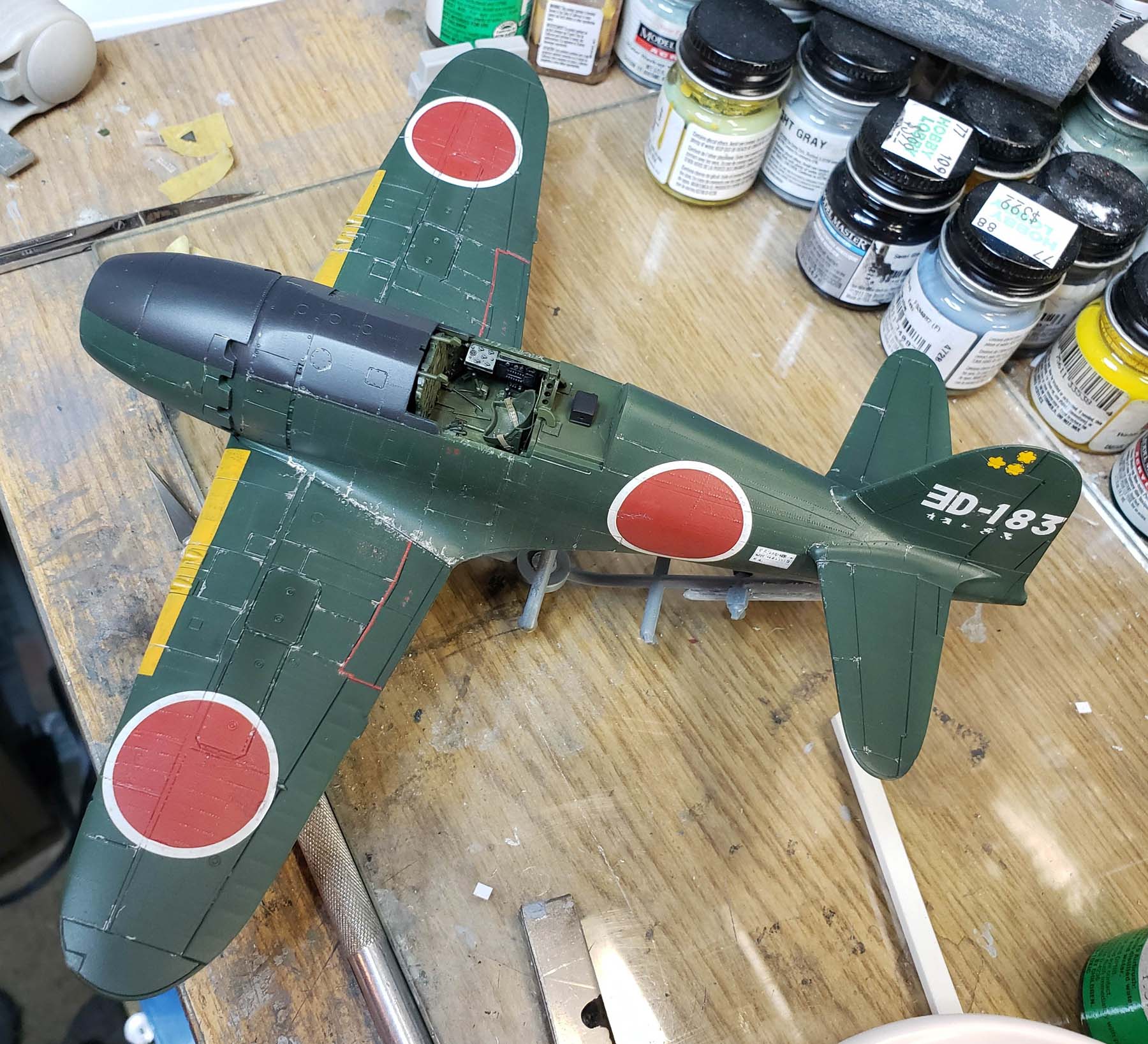 Hasegawa 09196 1/48 J2M5 Type 33 Raiden (Jack) Build Review Image