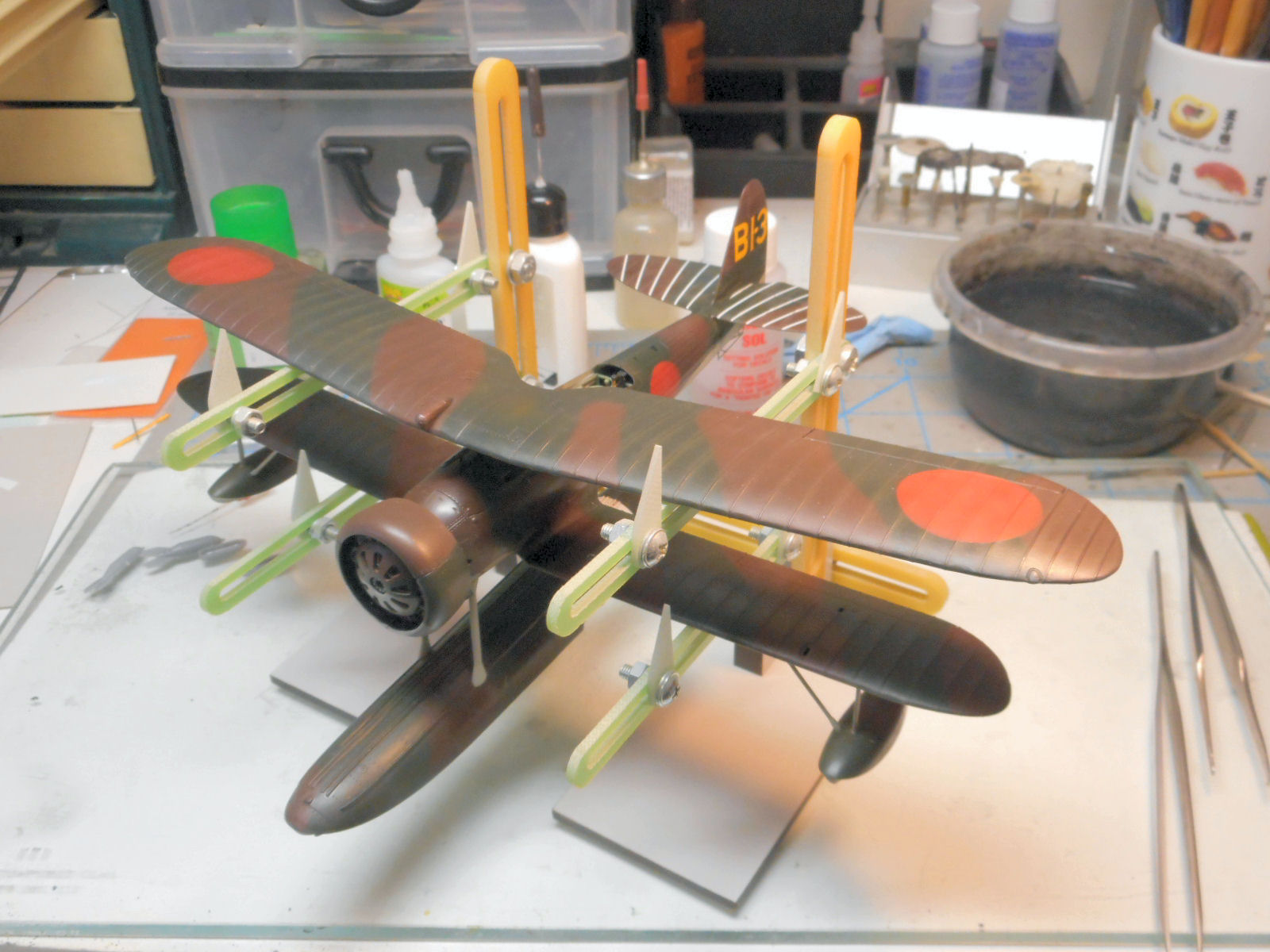 Hasegawa 19197 1/48 E8N1 Type 95 (Dave) Reconnaissance Seaplane Build Review Image