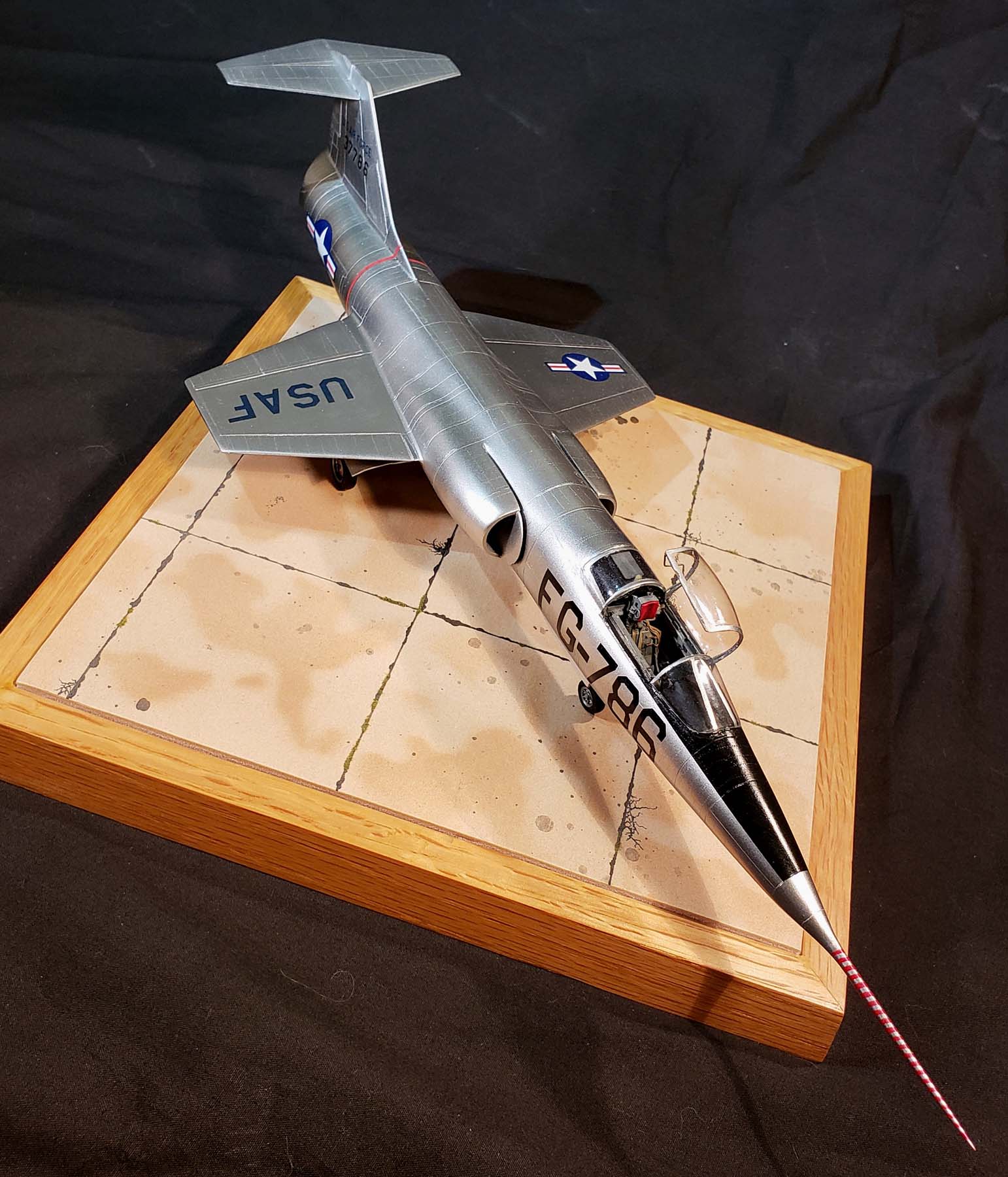 Hawk 0504 1/48 F-104A Backdated to XF-104 Kit Build Review Image 30