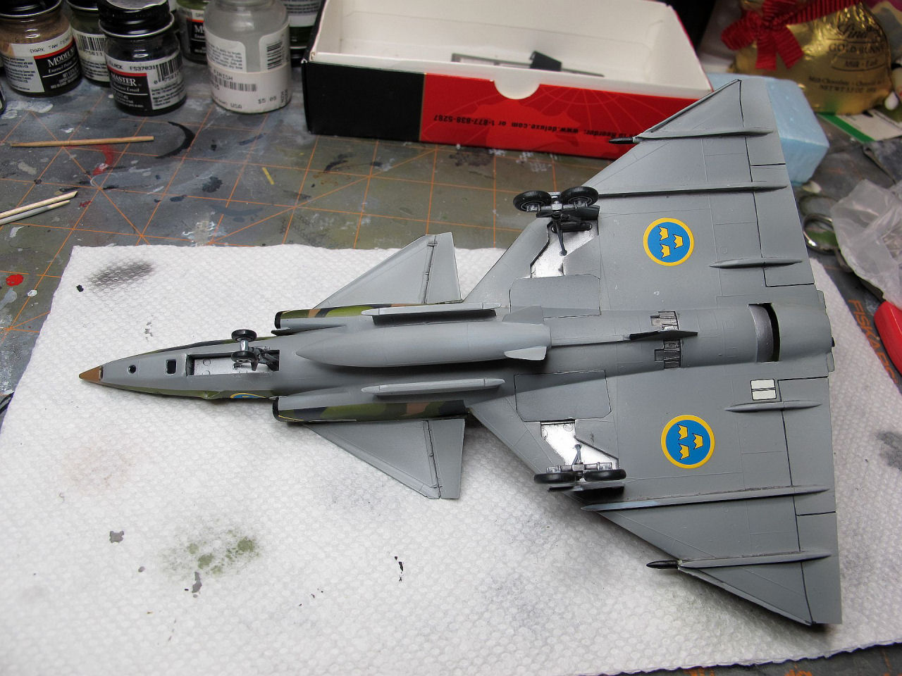 Heller 80256 1/72 SK-37 Viggen Build Image 08