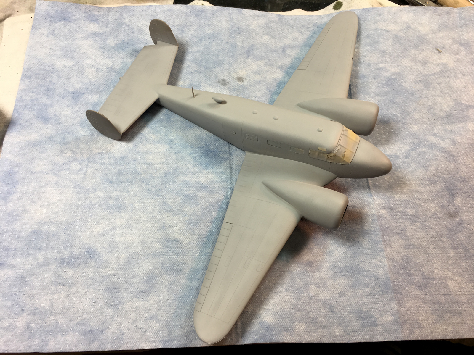 ICM 48181 1/48 C-45G Expeditor Build Review Image