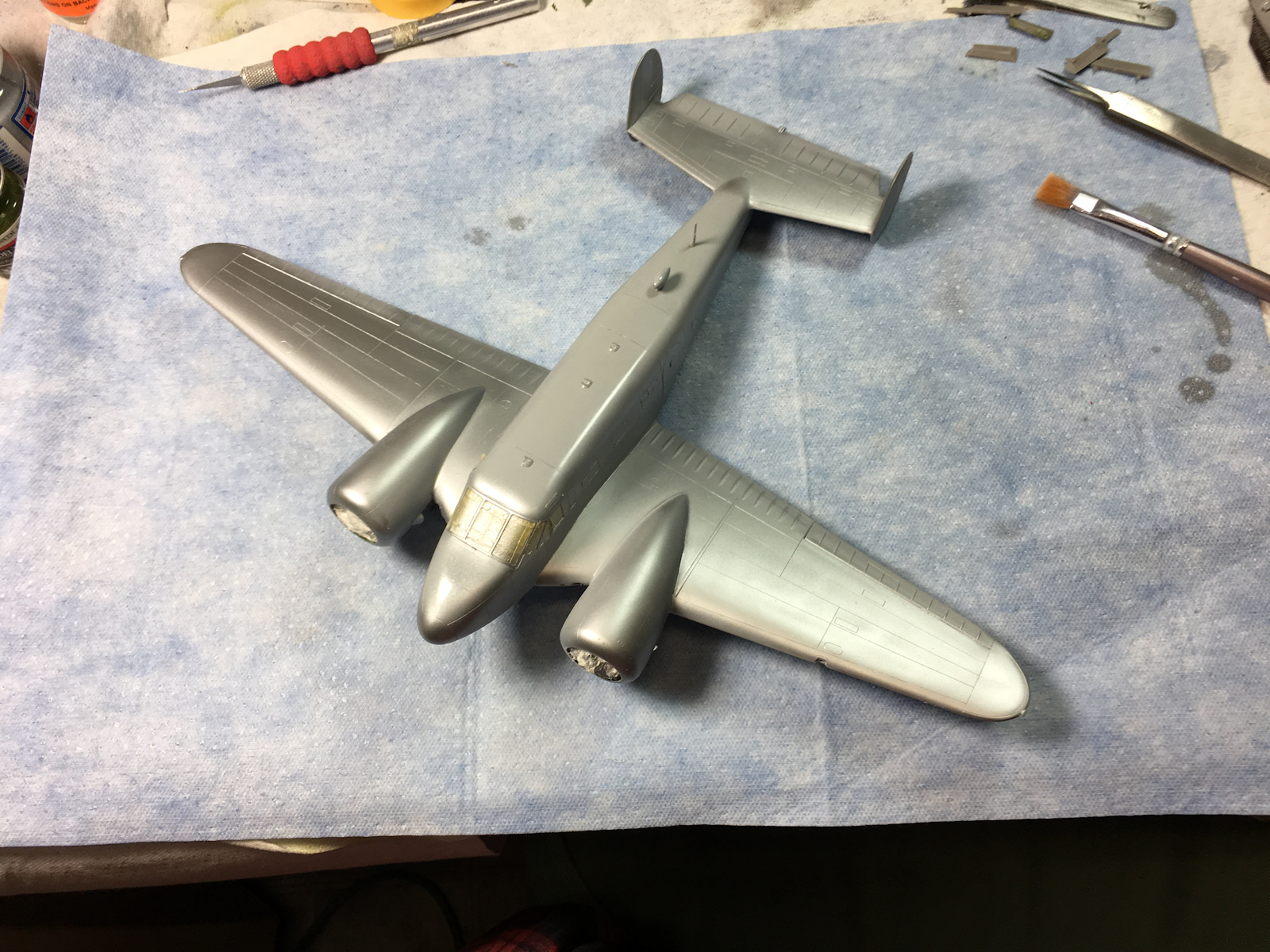 ICM 48181 1/48 C-45G Expeditor Build Review Image