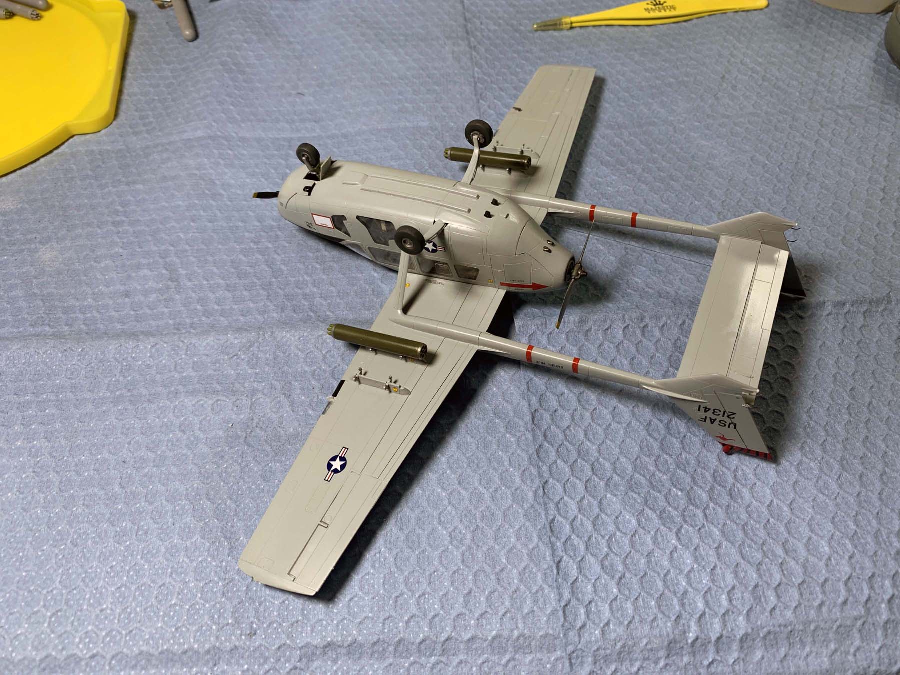 ICM 48290 1/48 Cessna O-2A Skymaster Build Review Image