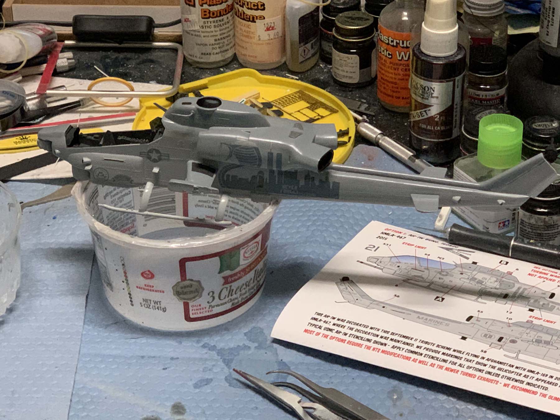 Italeri 0833 1/48 AH-1W SuperCobra Build Image 23