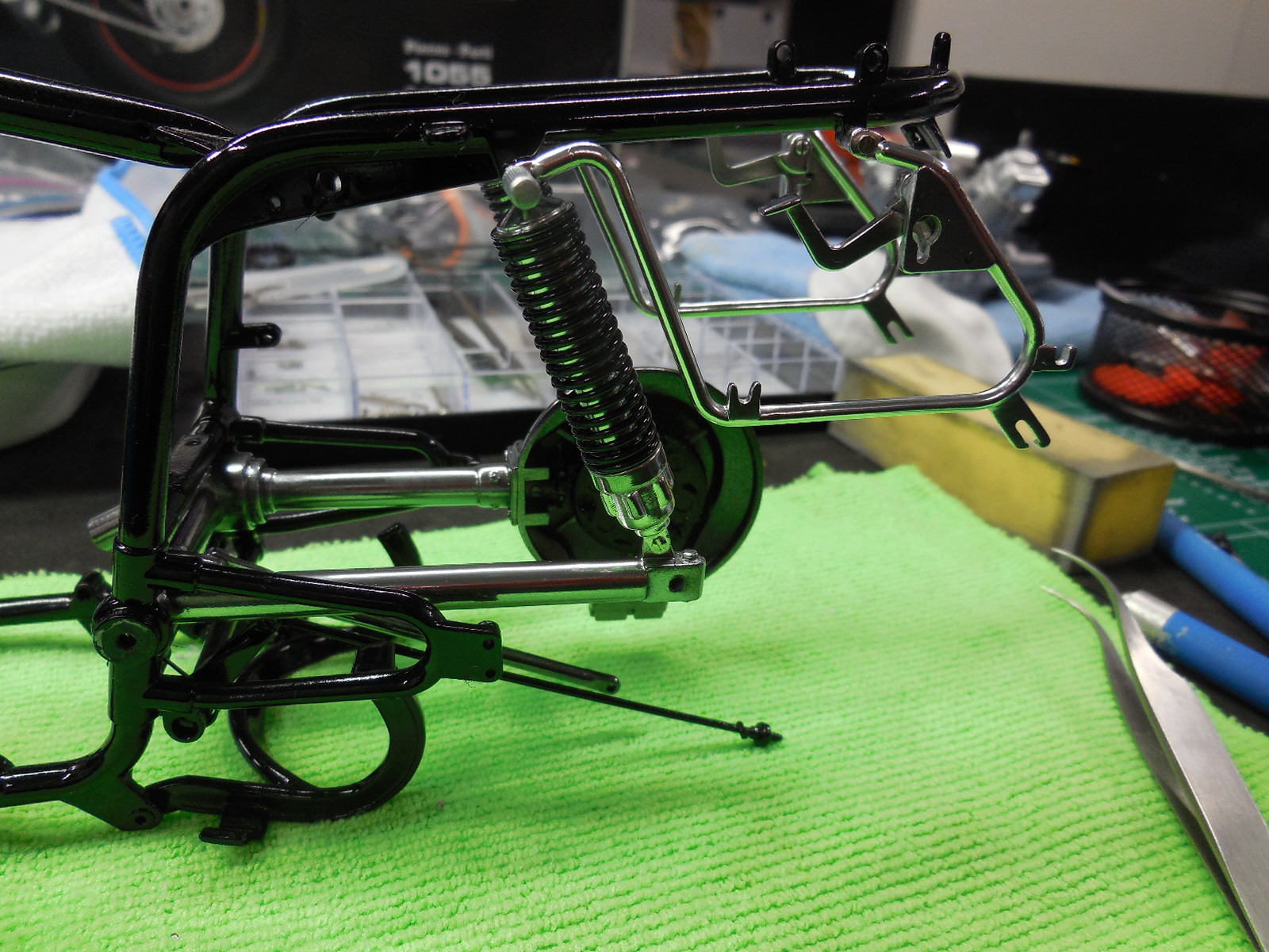 Italeri 4513 1/6 Moto Guzzi V850 California Build Image 131