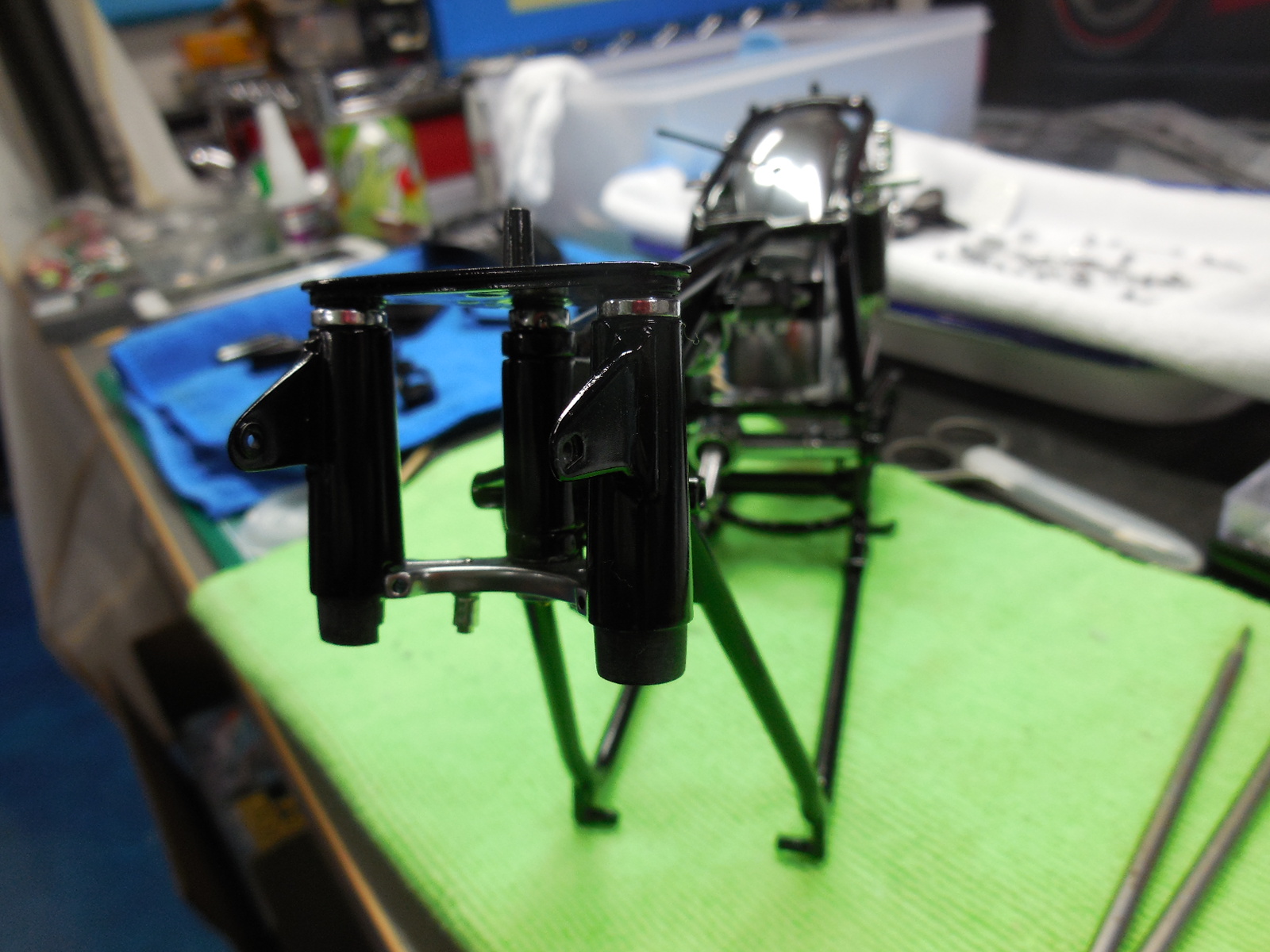 Italeri 4513 1/6 Moto Guzzi V850 California Build Image 141