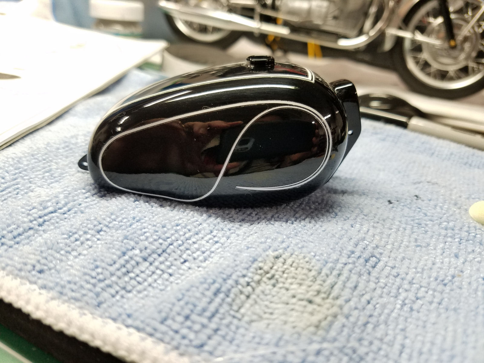 Italeri 4513 1/6 Moto Guzzi V850 California Build Image 227