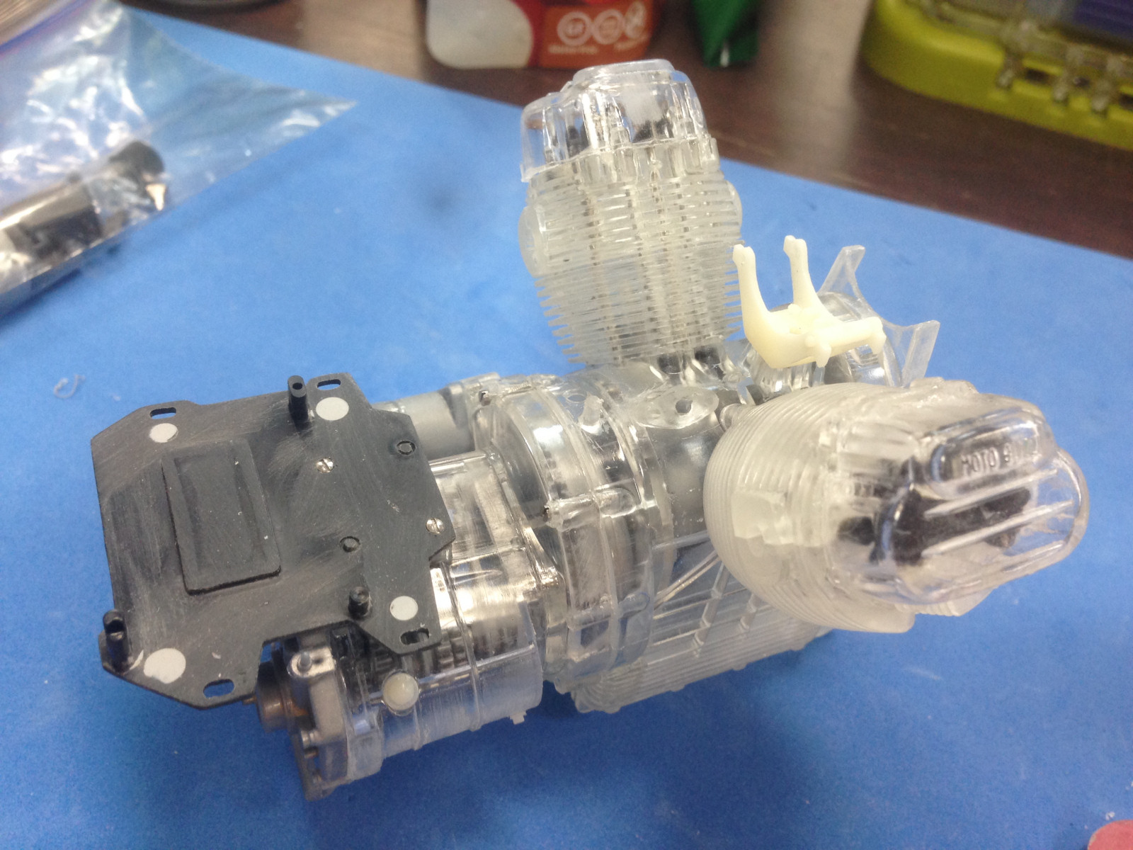 Italeri 4513 1/6 Moto Guzzi V850 California Build Image 29