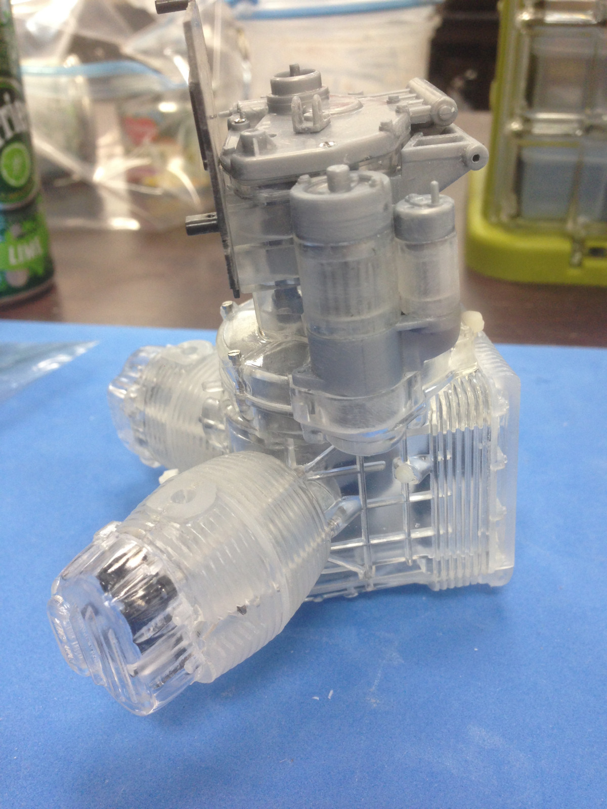 Italeri 4513 1/6 Moto Guzzi V850 California Build Image 31