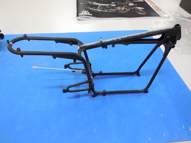 Italeri 4513 1/6 Moto Guzzi V850 California Build Image 46