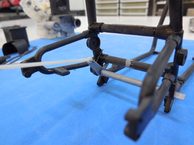 Italeri 4513 1/6 Moto Guzzi V850 California Build Image 49
