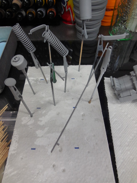 Italeri 1/6 Moto Guzzi V850 California Build Image