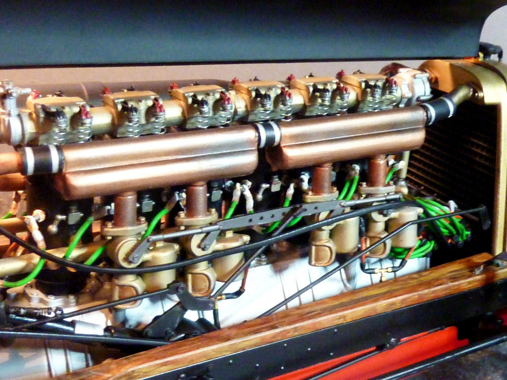 Italeri 4701 1/12 Fiat Mefistofele Build Image