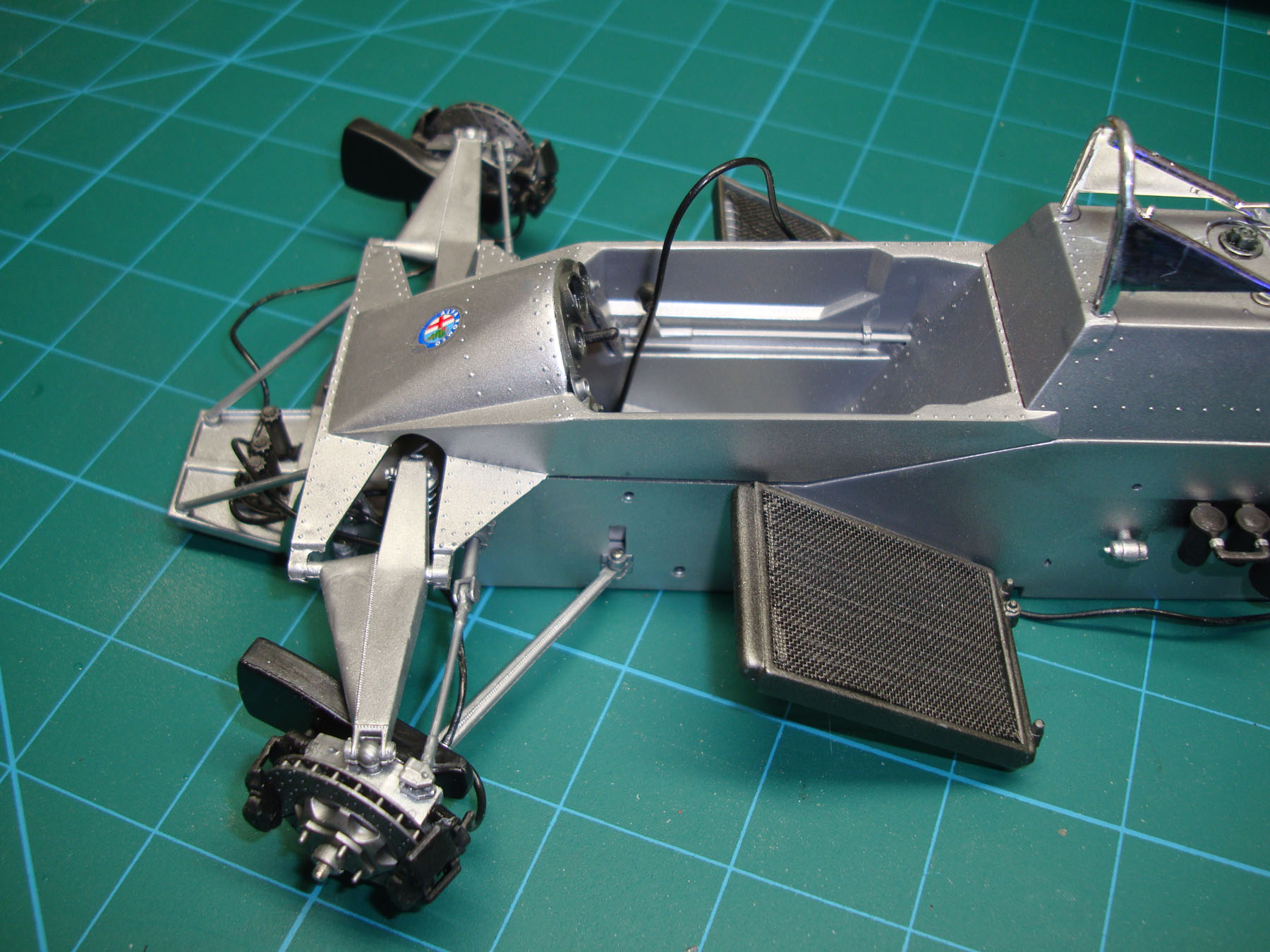 Italeri 4704 1/12 Alfa Romeo 179/179C Build Image 16