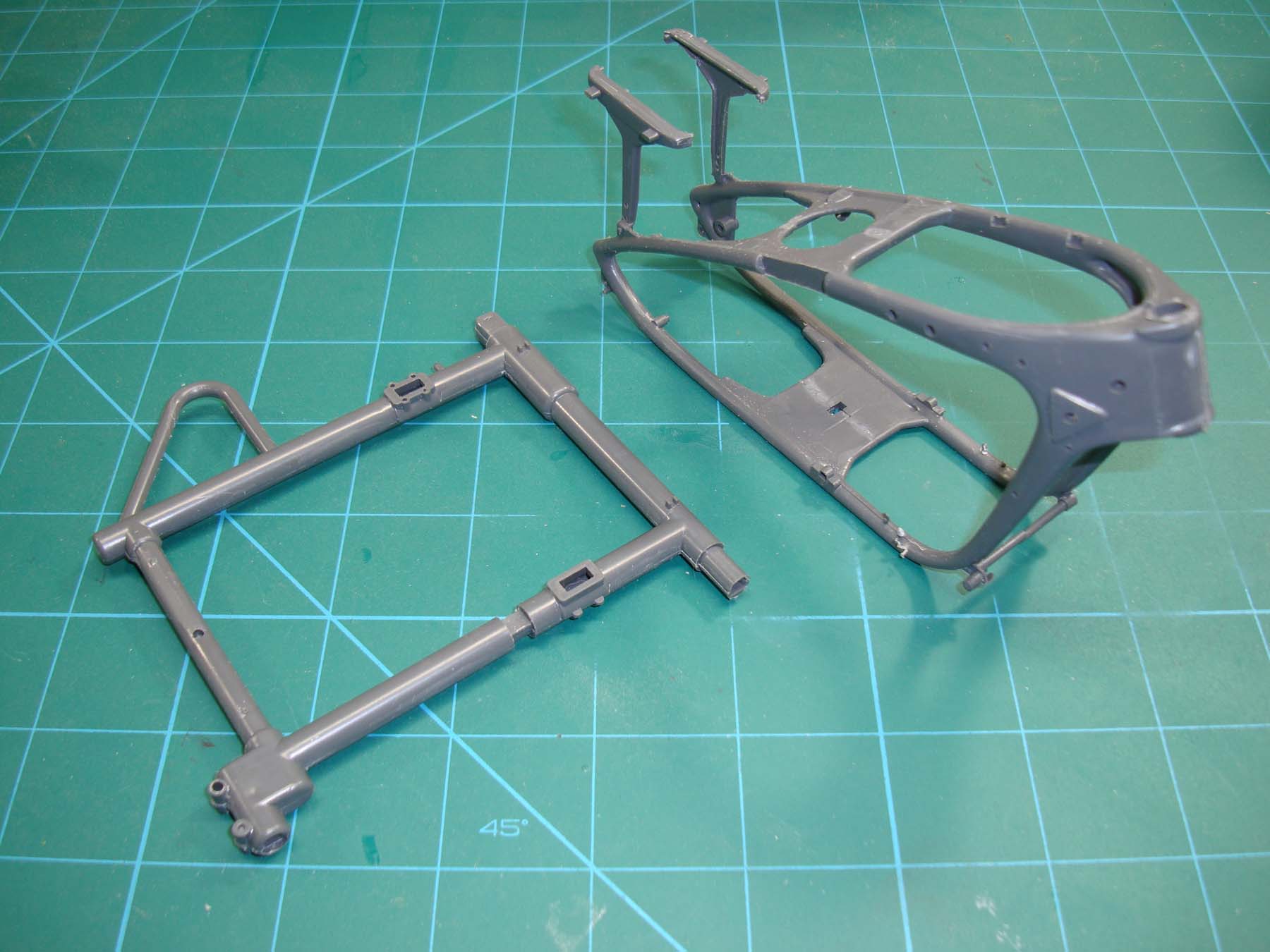Italeri 7403 1/9 German Military Motorcycle with Sidecar Build Image 19