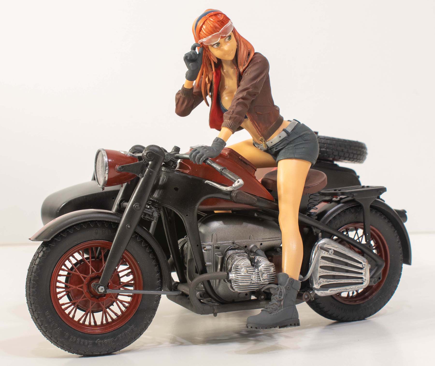 Italeri 7403 1/9 German Military Motorcycle with Sidecar Build Image 50