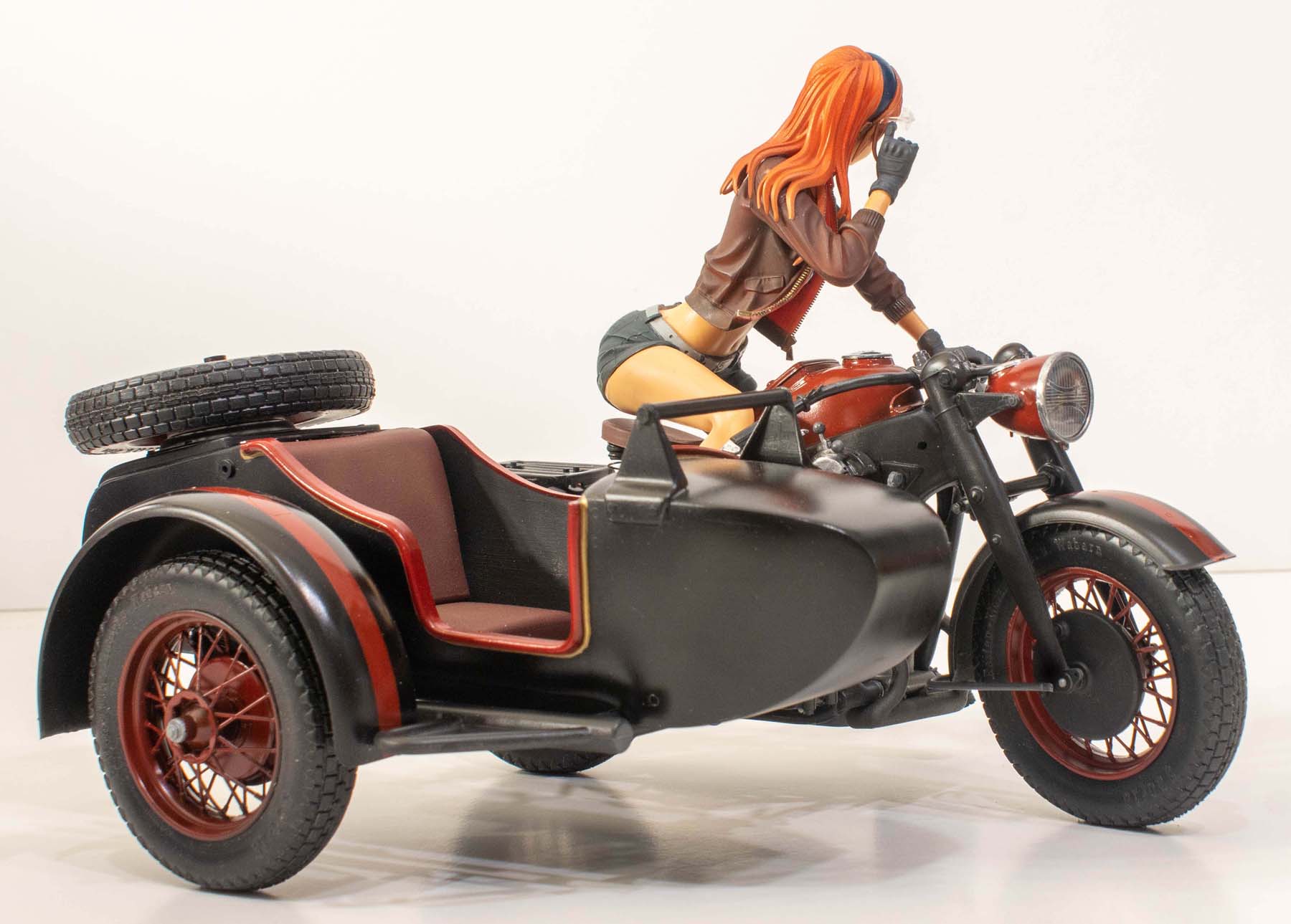 Italeri 7403 1/9 German Military Motorcycle with Sidecar Build Image 53