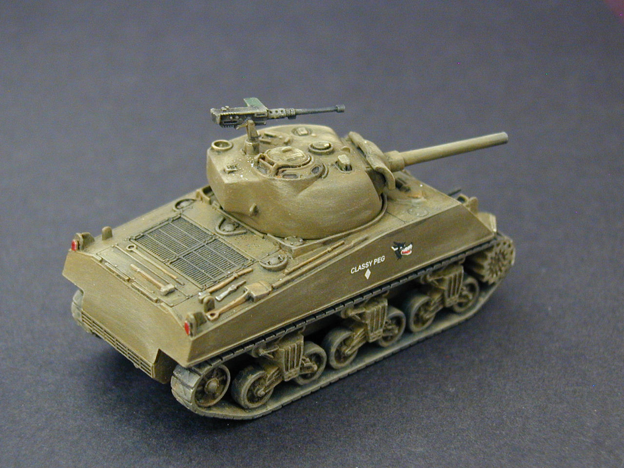 Italeri 7518 1/72 M4A3 75mm Sherman Build Image