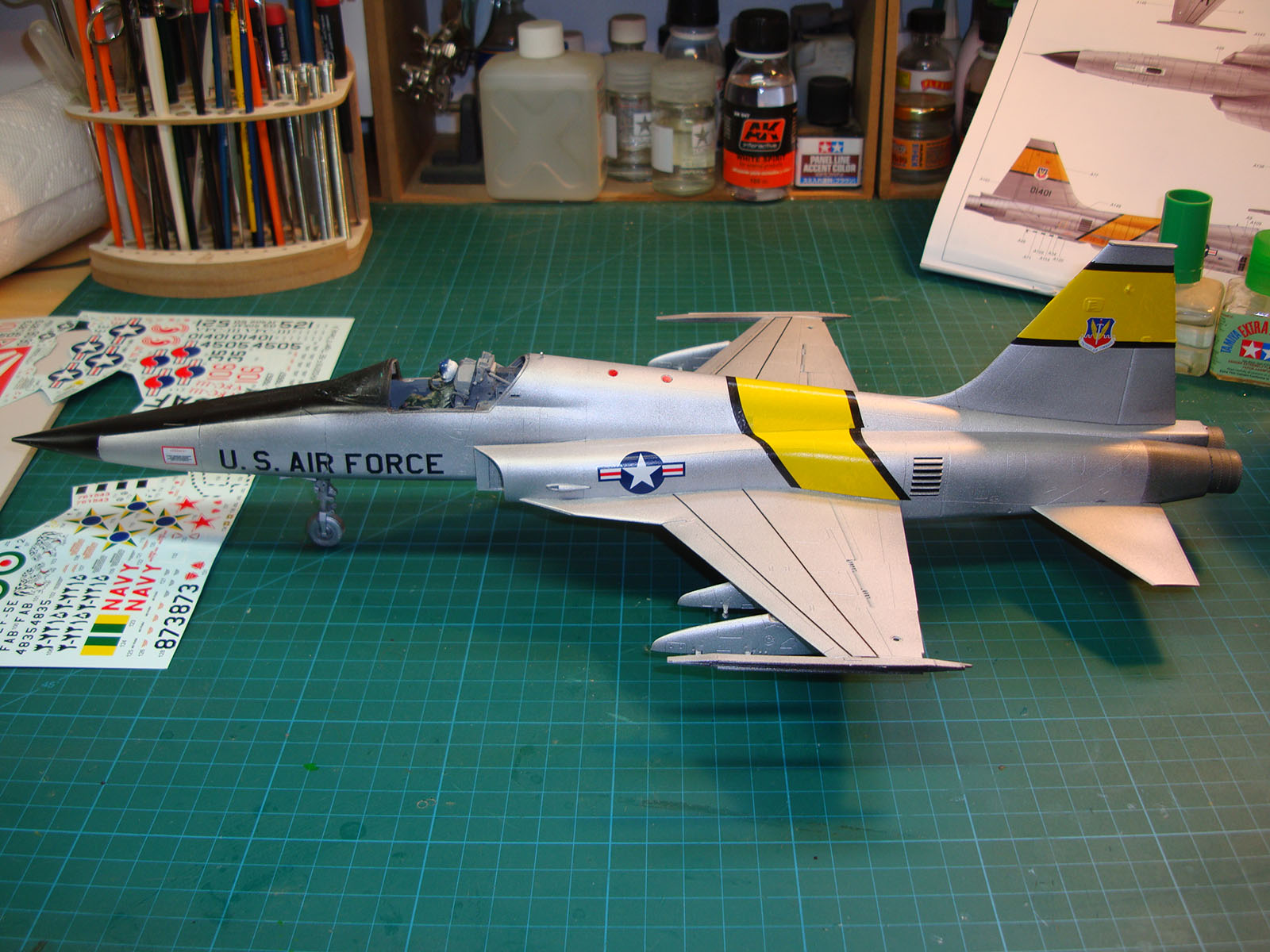 Kitty Hawk 32018 1/32 F-5E Tiger II Build Review