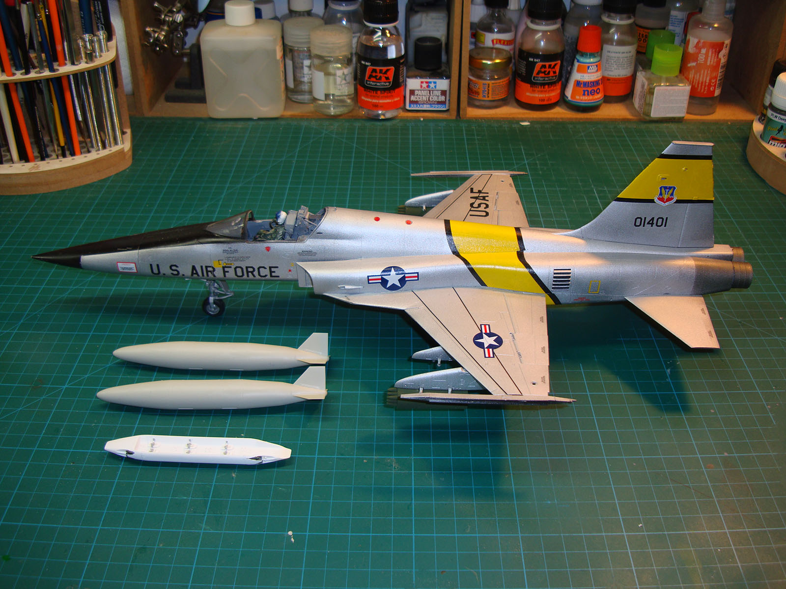 Kitty Hawk 32018 1/32 F-5E Tiger II Build Review