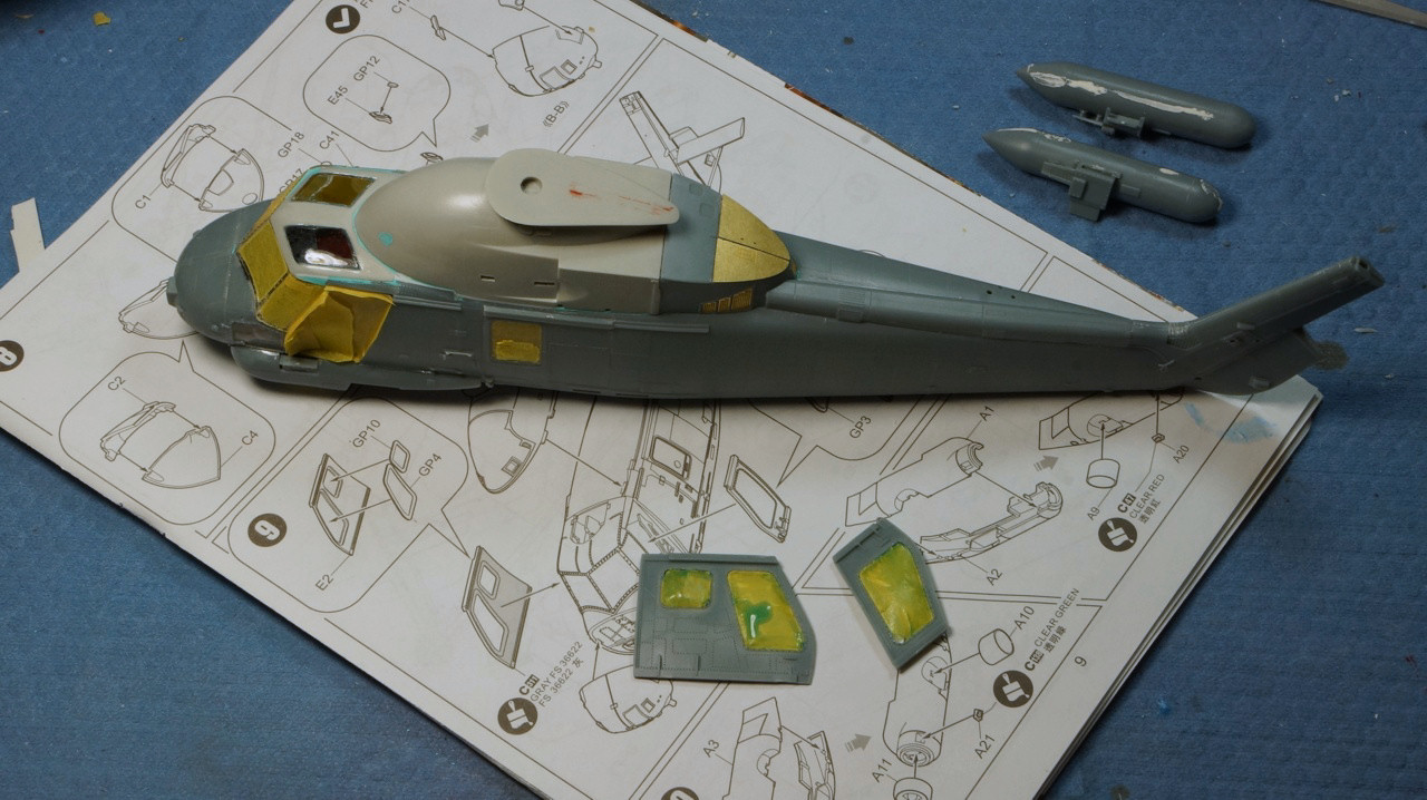 Kitty Hawk 80122 1/48 SH-2F Seasprite Build Image 27