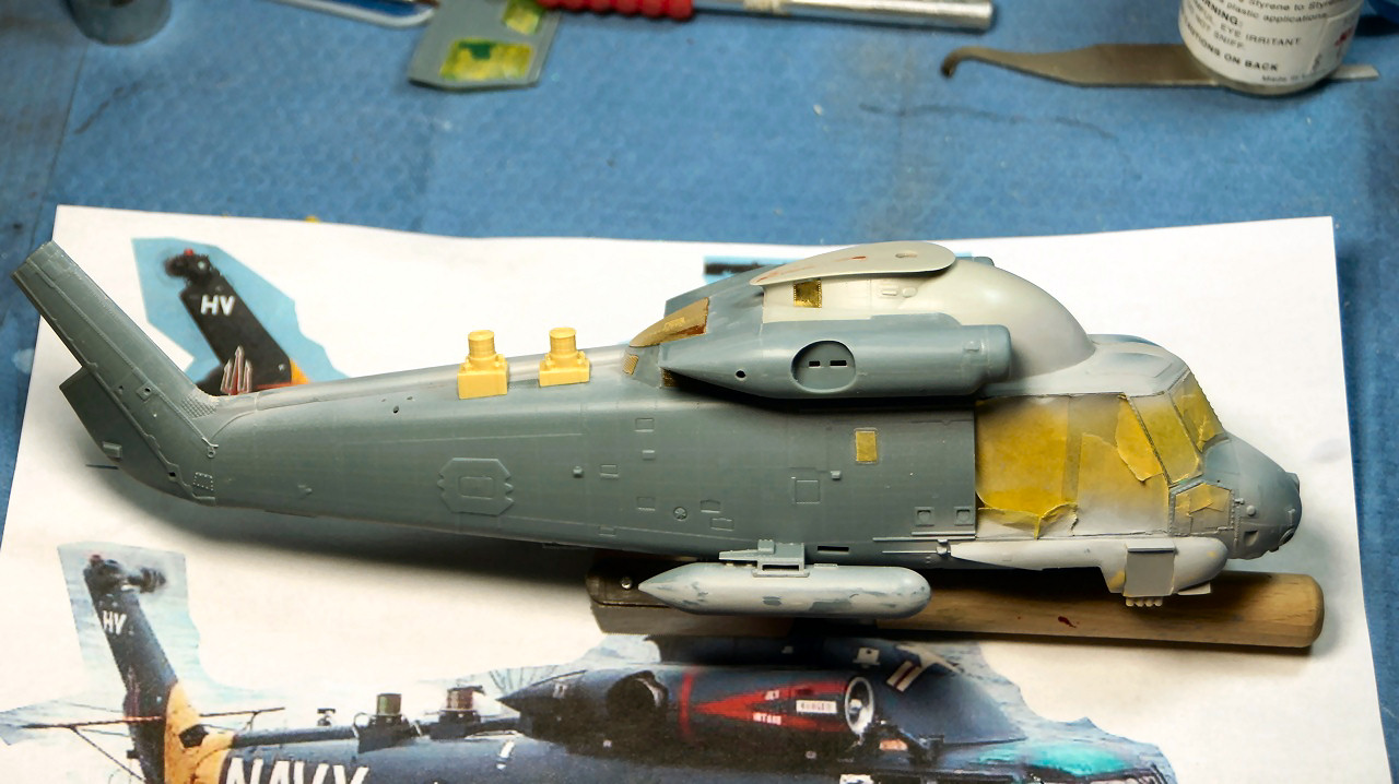 Kitty Hawk 80122 1/48 SH-2F Seasprite Build Image 33