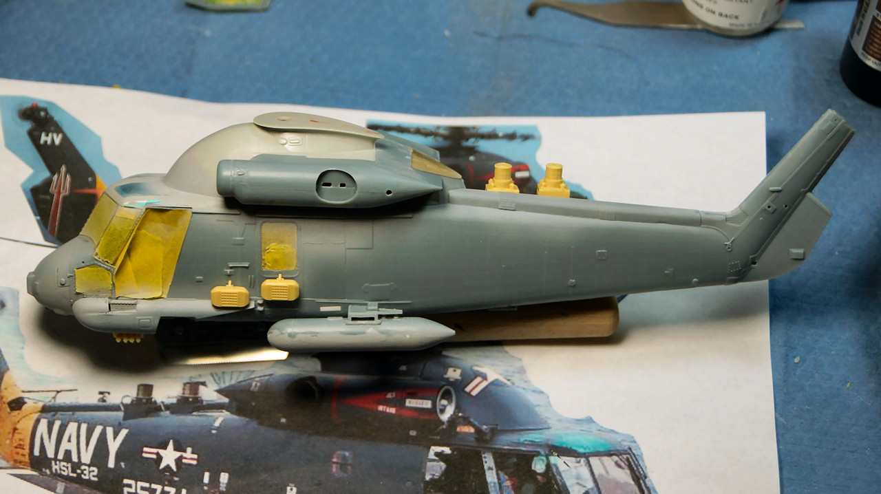 Kitty Hawk 80122 1/48 SH-2F Seasprite Build Image 34