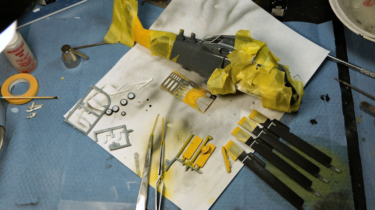 Kitty Hawk 80122 1/48 SH-2F Seasprite Build Image 47