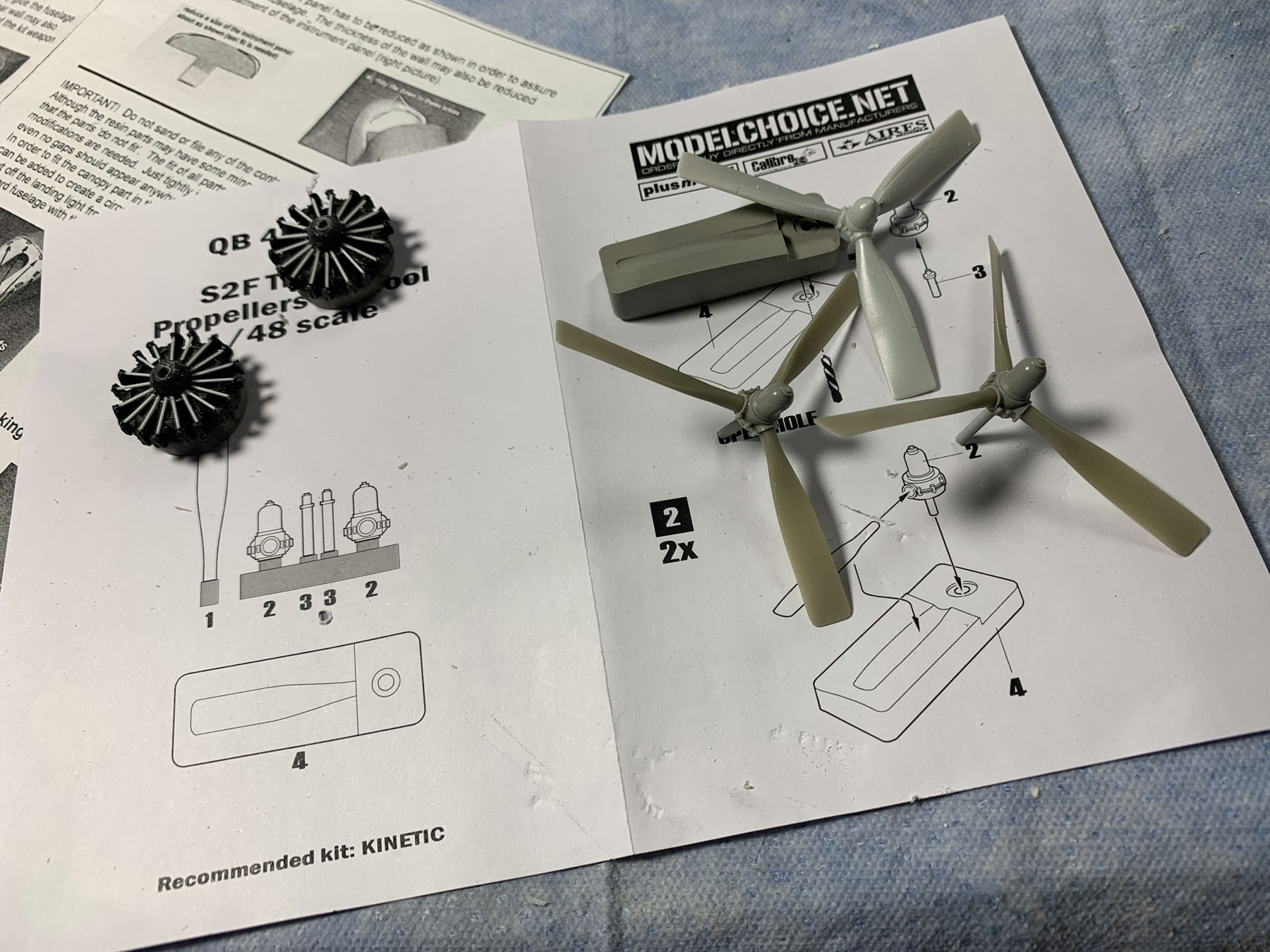 Kinetic 1/48 TS-2A Tracker Build Image