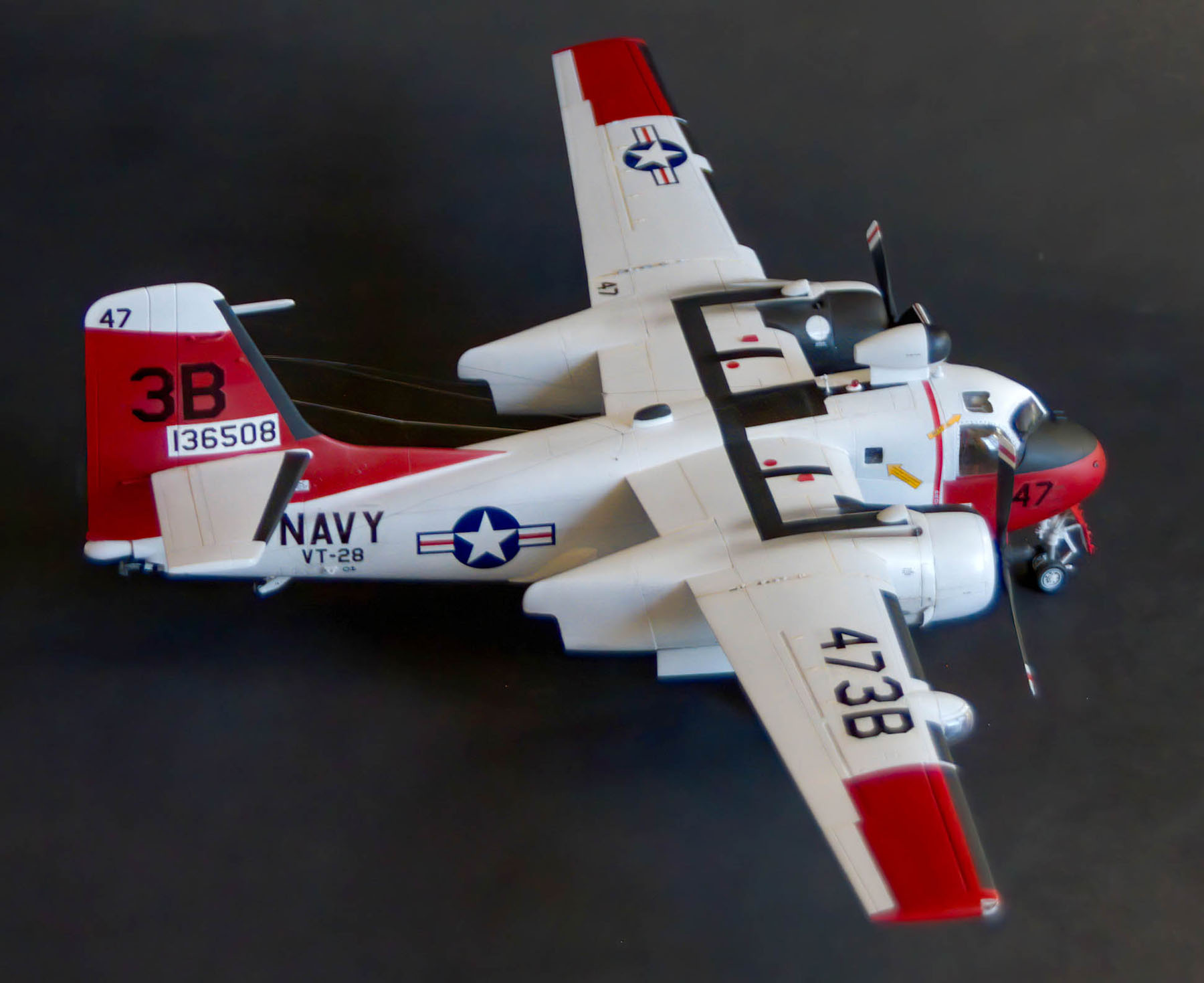 Kinetic 1/48 TS-2A Tracker Build Image