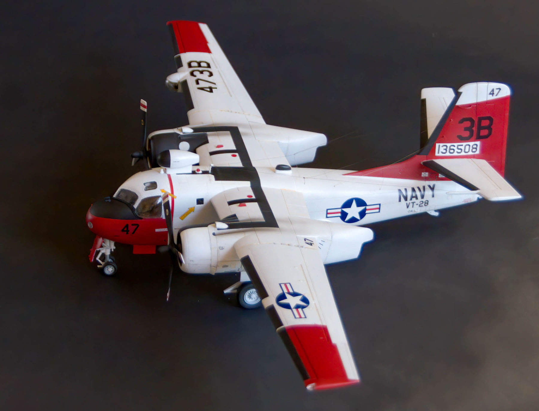 Kinetic 1/48 TS-2A Tracker Build Image