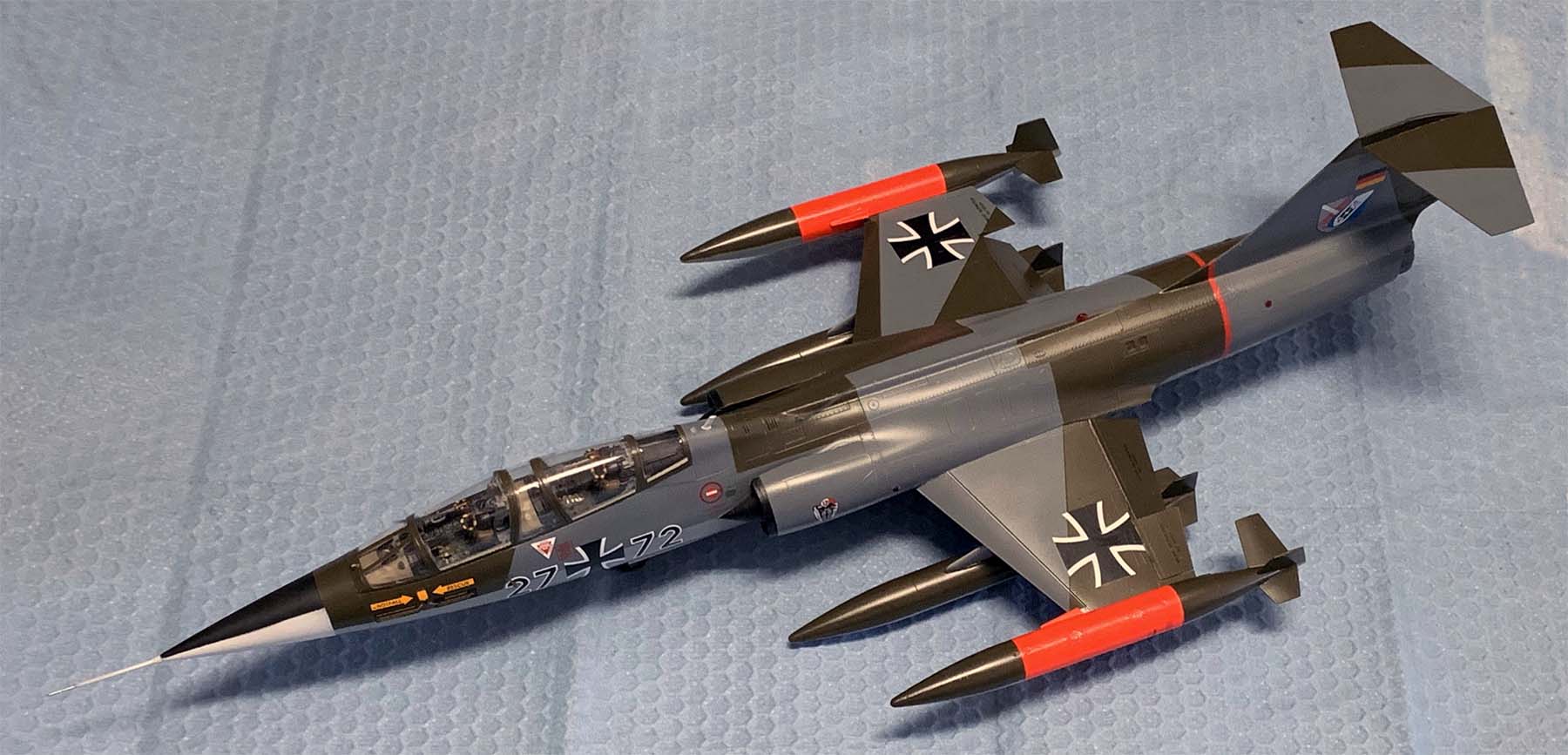 Kinetic 1/48 TF-104G Starfighter Build Image