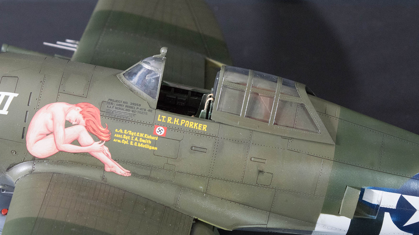 Kinetic 1/24 P-47D Razorback Thunderbolt Build Image