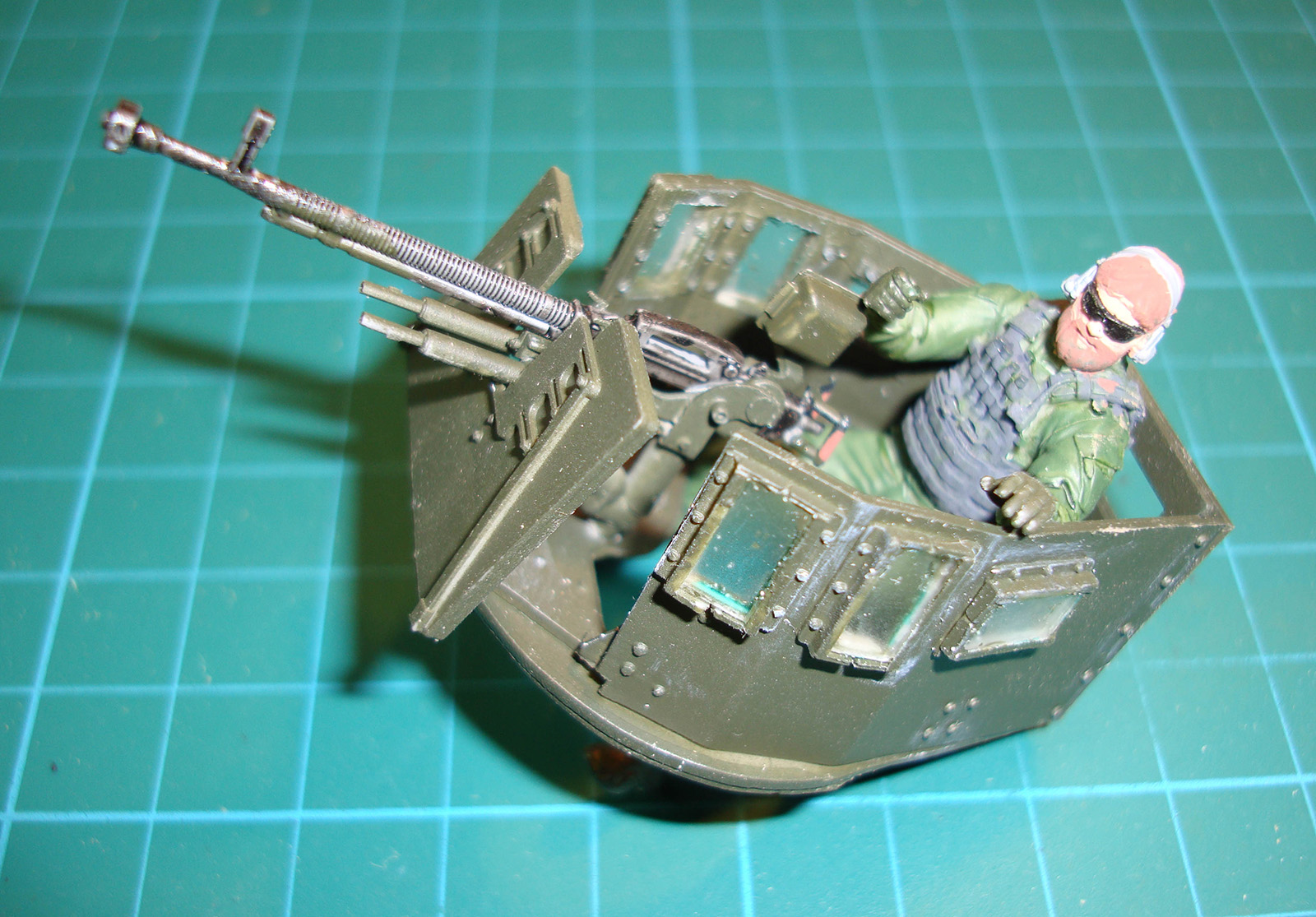 Live Resin 1/35 US MARSOC MSOB GMV-M Turret Gunner Build Review Image 08
