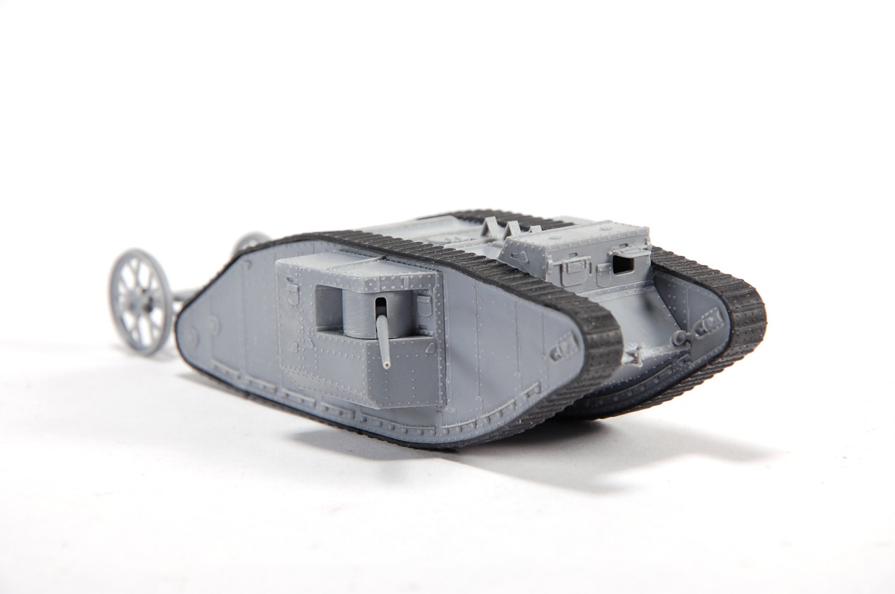 Master Box 72001 1/72 MK 1 ‘Male’ British Tank, Somme Battle Period, 1916 Build Image 03