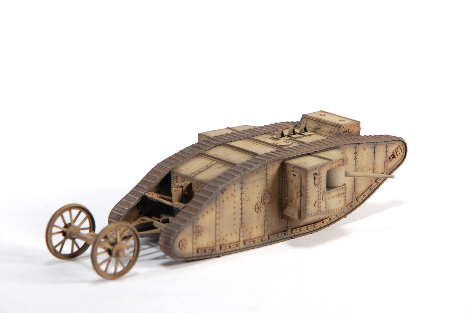 Master Box 72001 1/72 MK 1 ‘Male’ British Tank, Somme Battle Period, 1916 Build Image 12