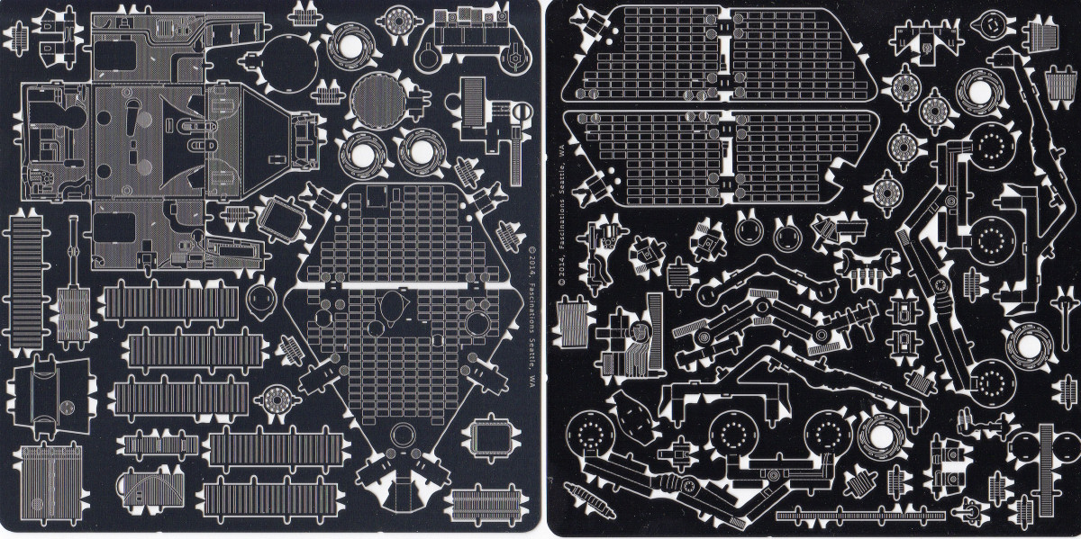 Metal Earth ~1/17 Mars Rover Build Image 01