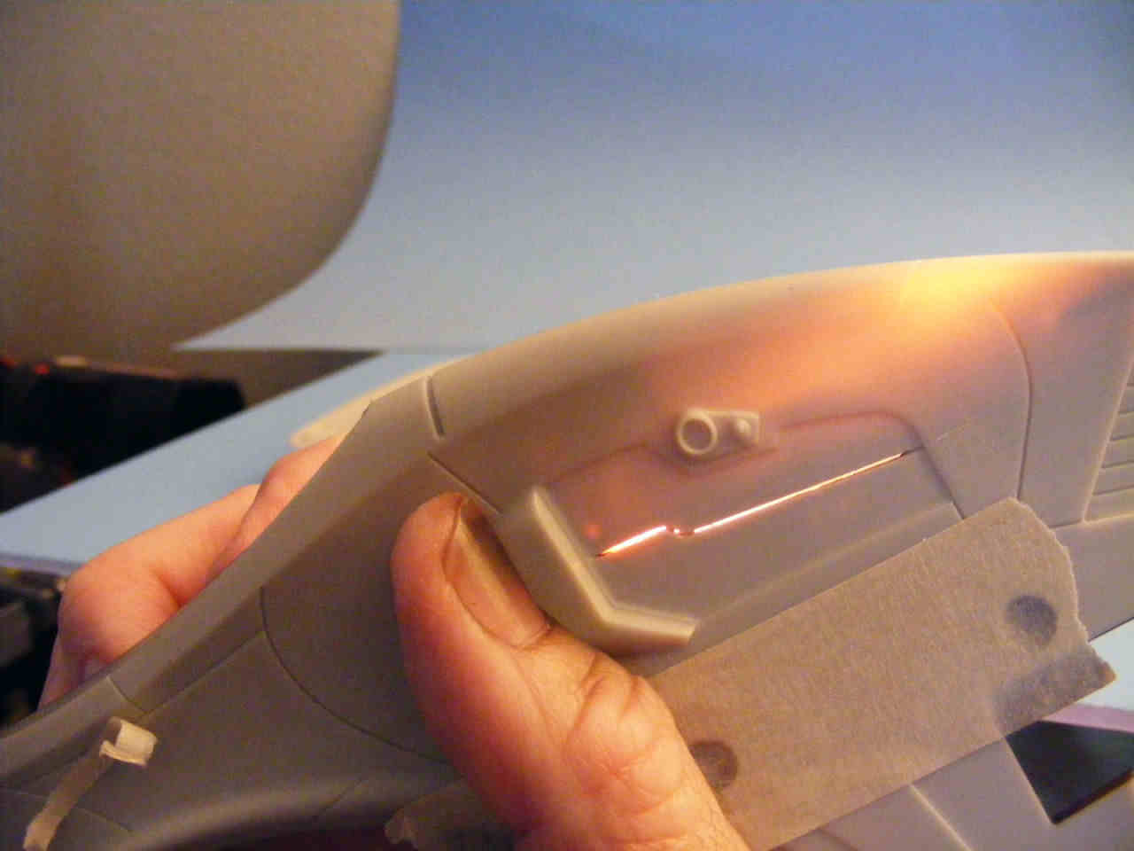 Moebius Models 0926 1/32 Cylon Raider Build Image 02