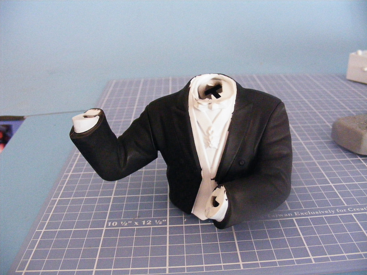 Moebius Models 0934 1/9 Grandpa Munster Build Image 05