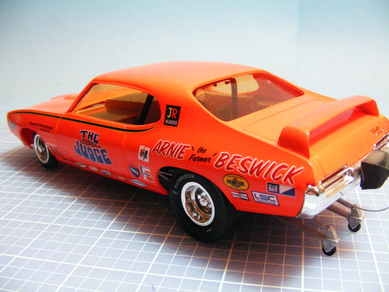MPC 0784 1/25 Super Judge GTO Funny Car Build Image 02